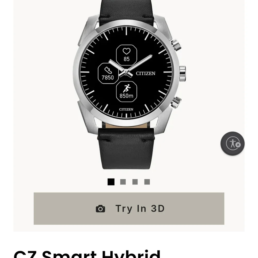 Citizen CZ Smart Black and Silver Watch